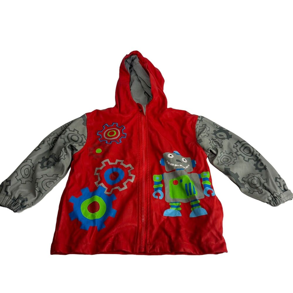 stephen joseph robot raincoat size 4T